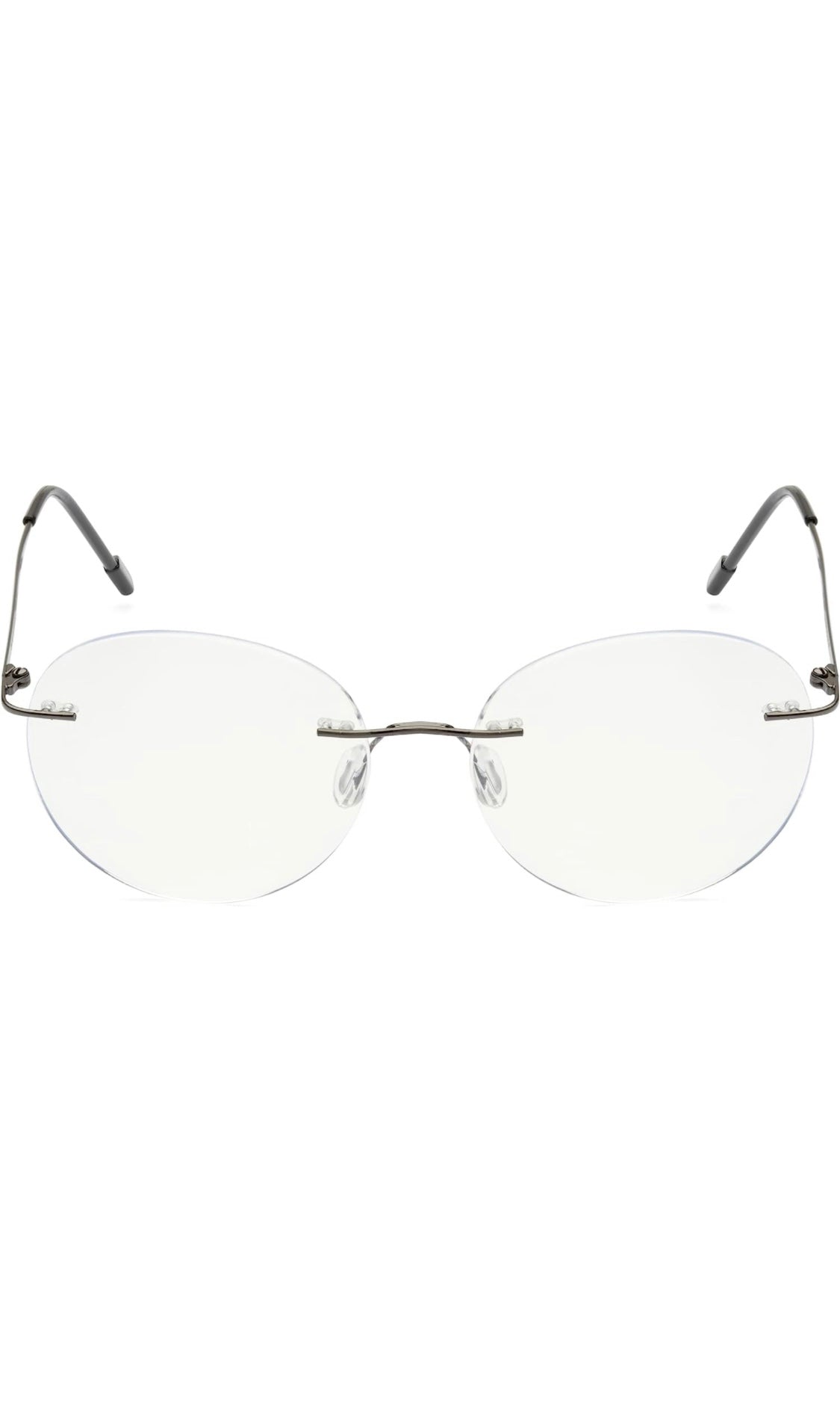 Round Signature Rimless Frame (Black)