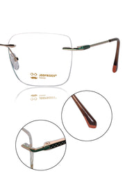 Square Signature Rimless Frame
