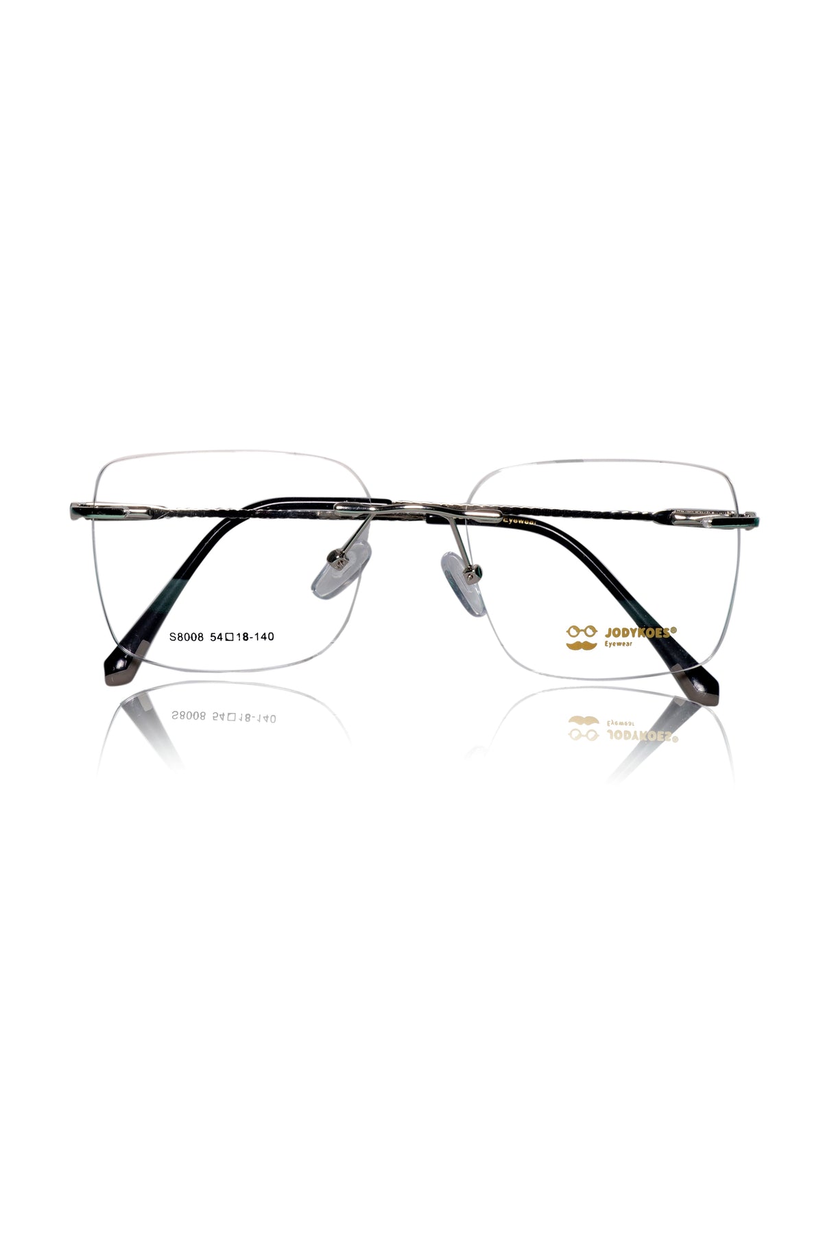 Square Signature Rimless Frame