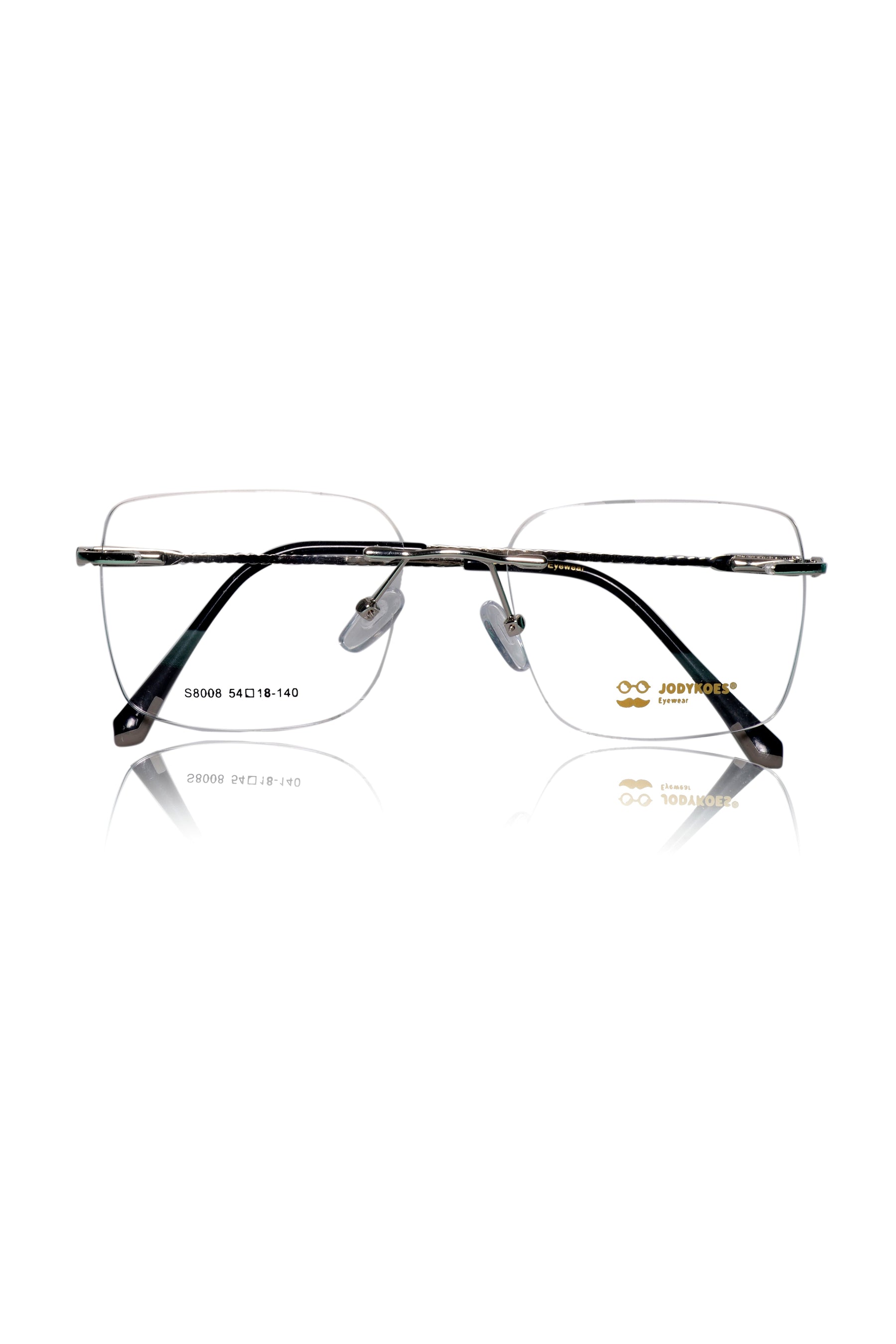 Square Signature Rimless Frame