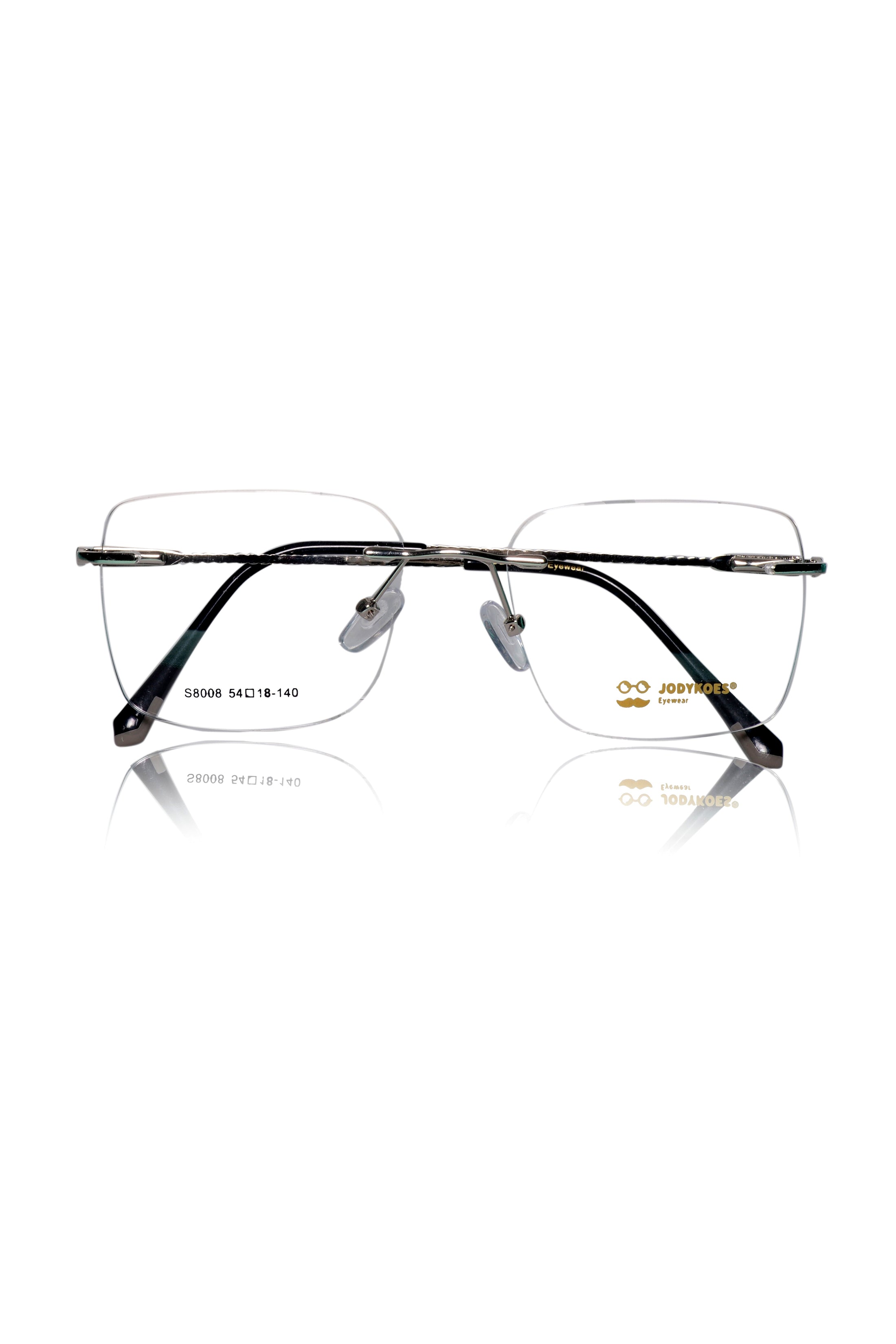 Square Signature Rimless Frame