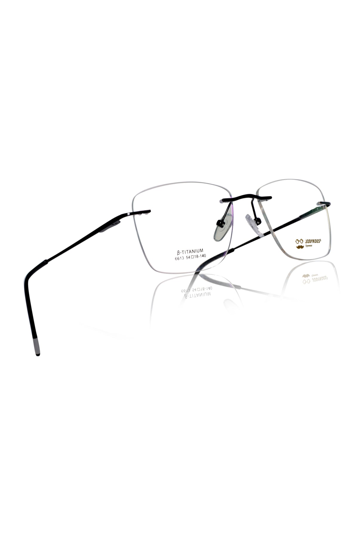 Square Signature Rimless Frame