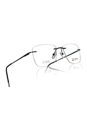 Square Signature Rimless Frame