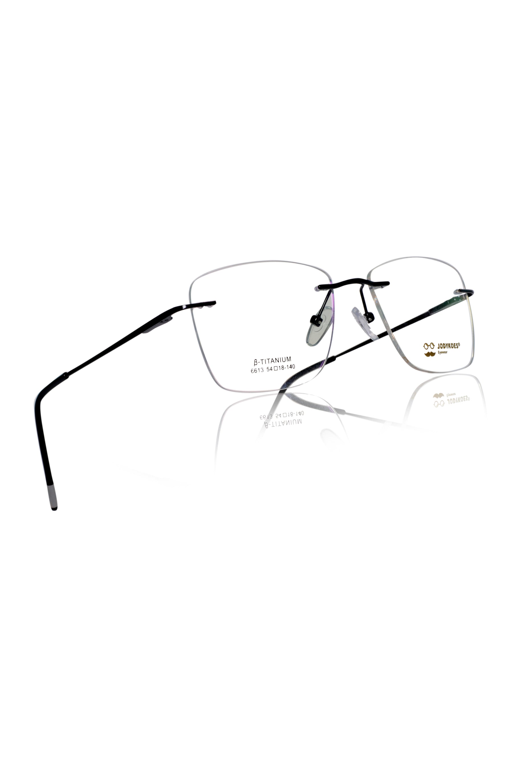 Square Signature Rimless Frame