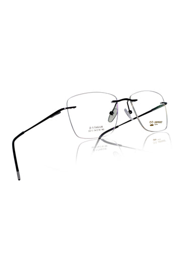 Square Signature Rimless Frame
