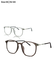 Color-Changing Eyewear Frames | Stylish Pure Acetate UV Protection Glasses | Lightweight & Durable Optical Frames for Men & Women (TRANSPARENT-GRAY)