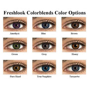 FRESHLOOK MONTHLY COLOR BLENDS CONTACT LENS (2 LENS) - PURE HAZEL
