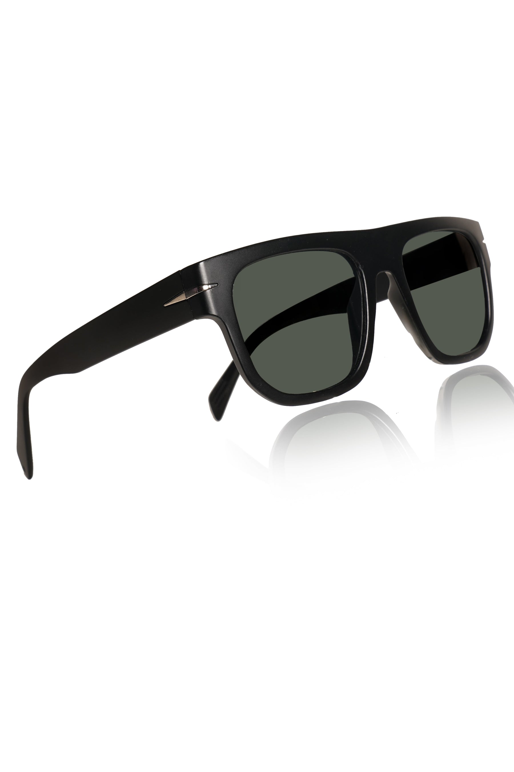 Series Obsession : Premium Square Pure Acetate Sheet Designer Fashionable Sunglasses Eyewear Shades For Men and Women With UV Protection Eyeglasses Frame (Black