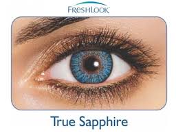 FRESHLOOK MONTHLY COLOR BLENDS CONTACT LENS (2 LENS) - TRUE SAPPHIRE