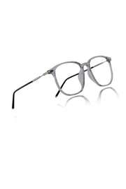 Color-Changing Eyewear Frames | Stylish Pure Acetate UV Protection Glasses | Lightweight & Durable Optical Frames for Men & Women (TRANSPARENT-GRAY)
