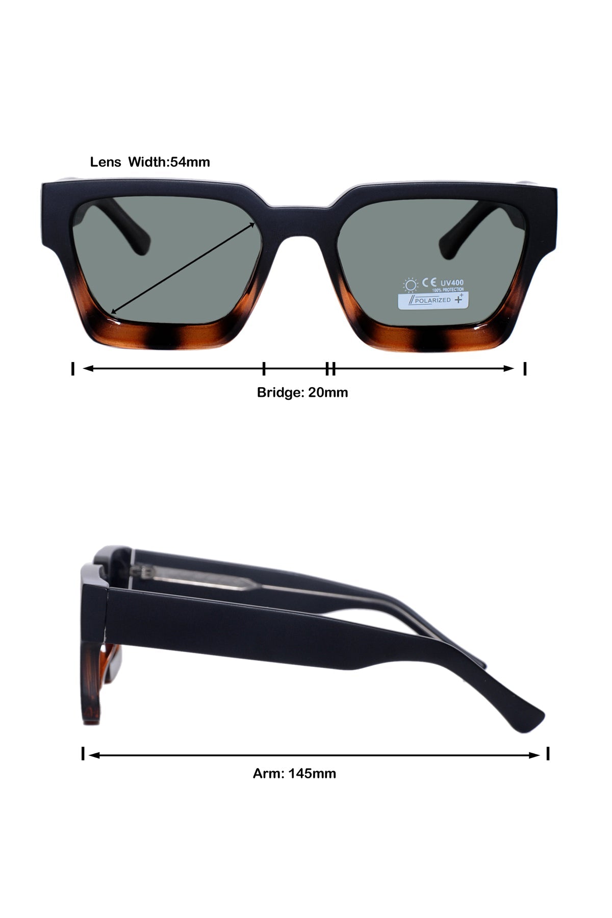 Legacy Square Sunglasses – UV400 Polarized