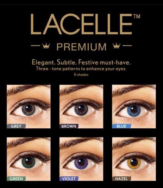 Bausch & Lomb Lacelle Premium HAZEL Color Contact Lens (1 Lens/Box)