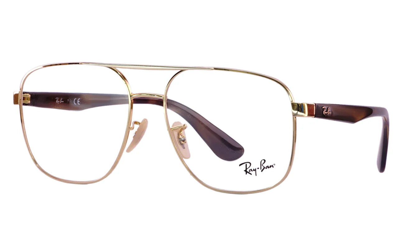 Ray-Ban RB 6476I 2500 56 Gold Eyewear Frame