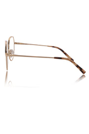 Luxury Series : Pure Titanium Metal Spectacle Eyeglasses | Cat Eye Metal Eyewear Frame (Lavender and Gold)
