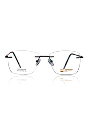 Square Signature Rimless Frame