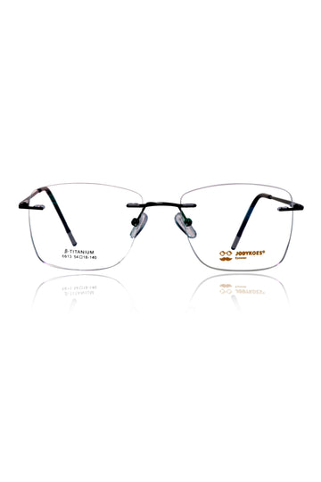 Square Signature Rimless Frame