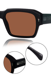 Legacy Square Sunglasses – UV400 Polarized (Brown)