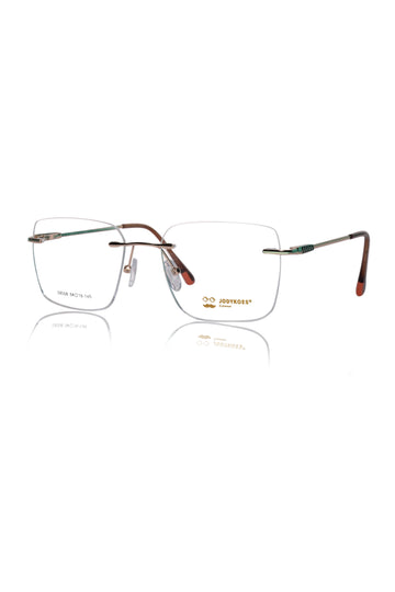 Square Signature Rimless Frame