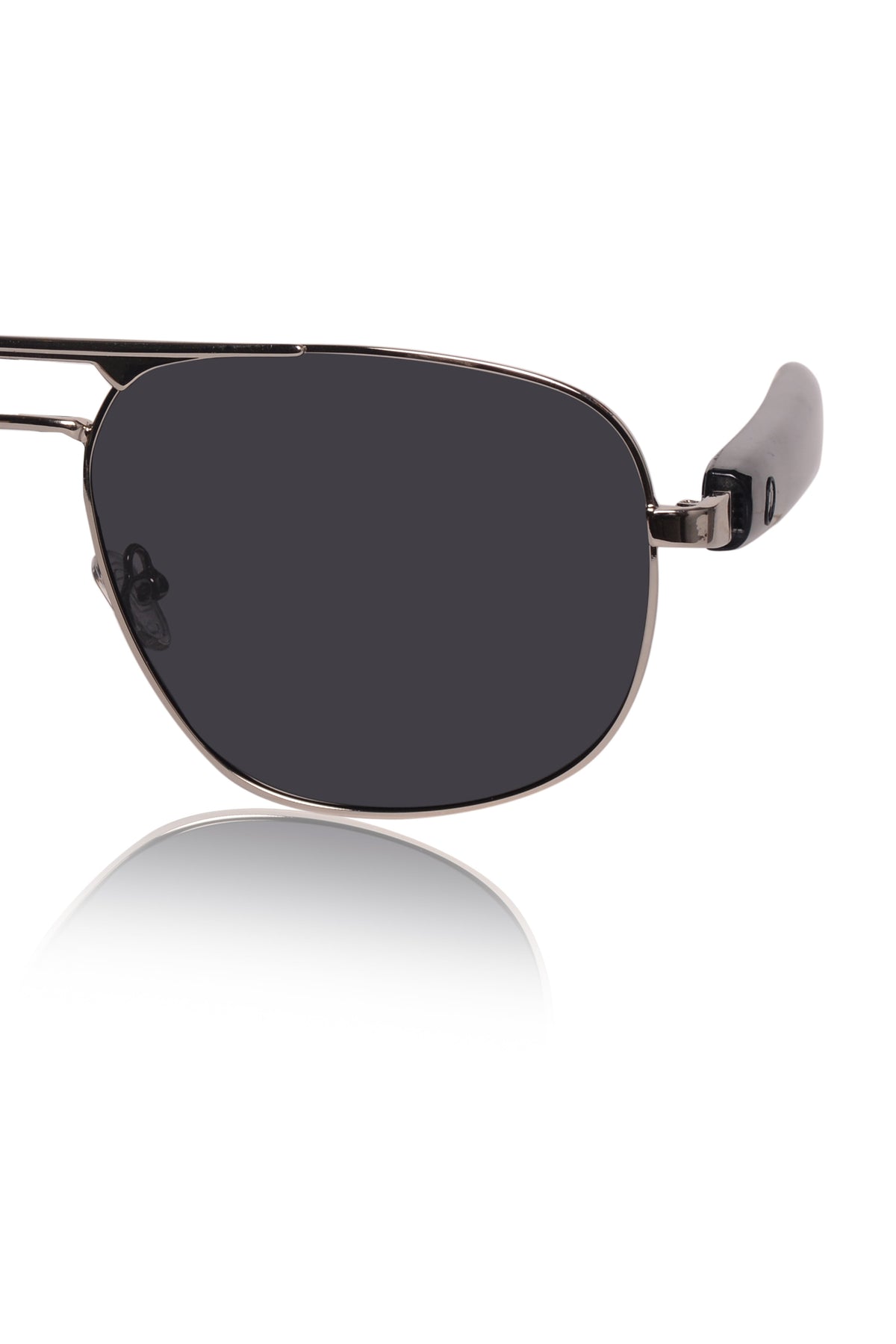 Jodykoes Square Smart Sunglasses with Speaker and Voice Assistant (Grey)