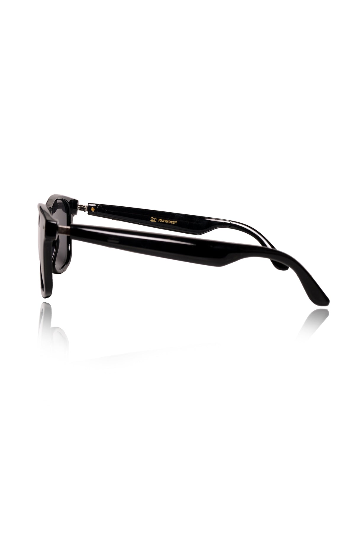 Jodykoes Square Smart Sunglasses with Speaker and Voice Assistant (Black)