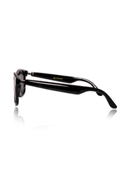 Jodykoes Square Smart Sunglasses with Speaker and Voice Assistant (Black)