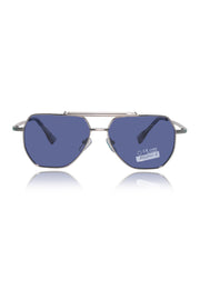 Legacy Metal Square Sunglasses – UV400 Polarized (Blue)