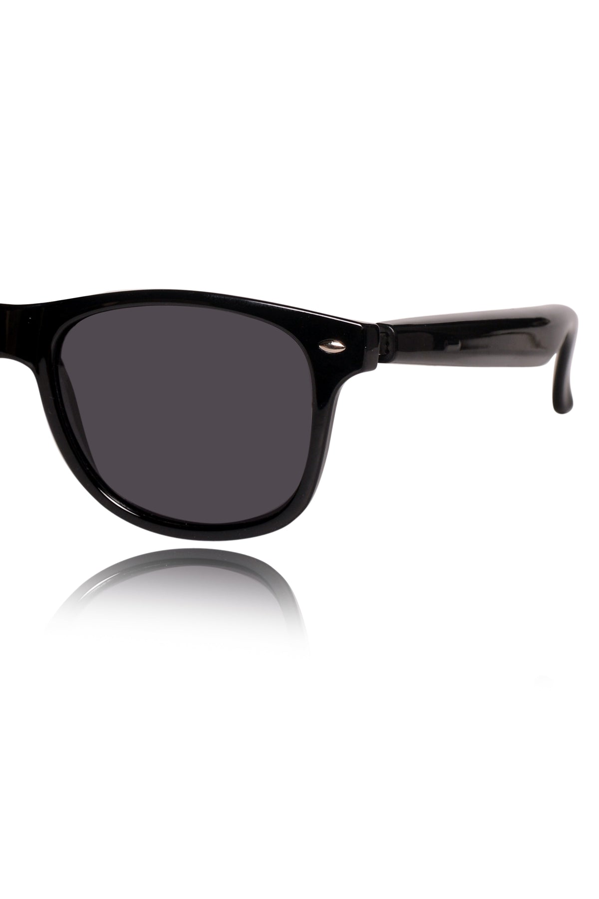 Jodykoes Square Smart Sunglasses with Speaker and Voice Assistant (Black)