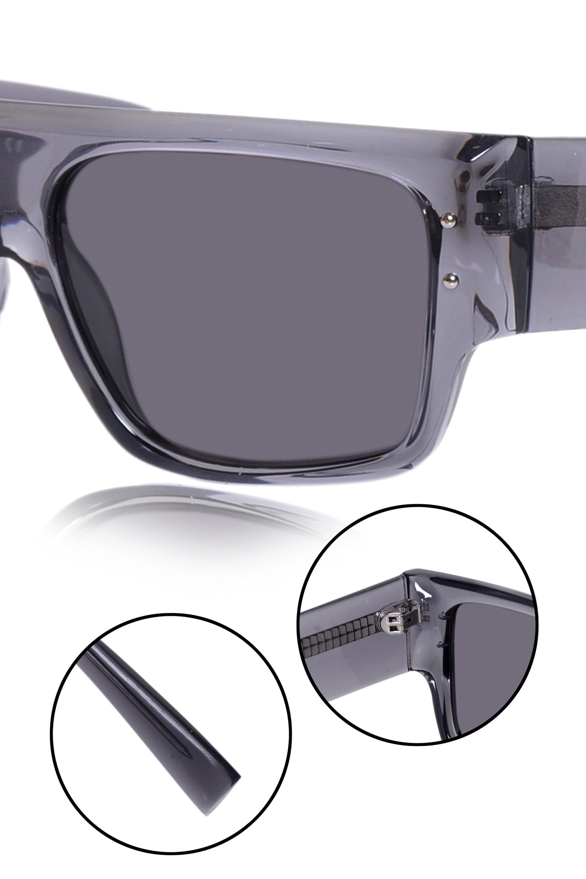 Legacy Square Sunglasses – UV400 Polarized (Tortoise)