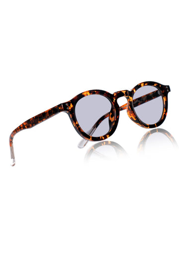 Legacy Round Sunglasses – UV400 Polarized (Crystal Grey)