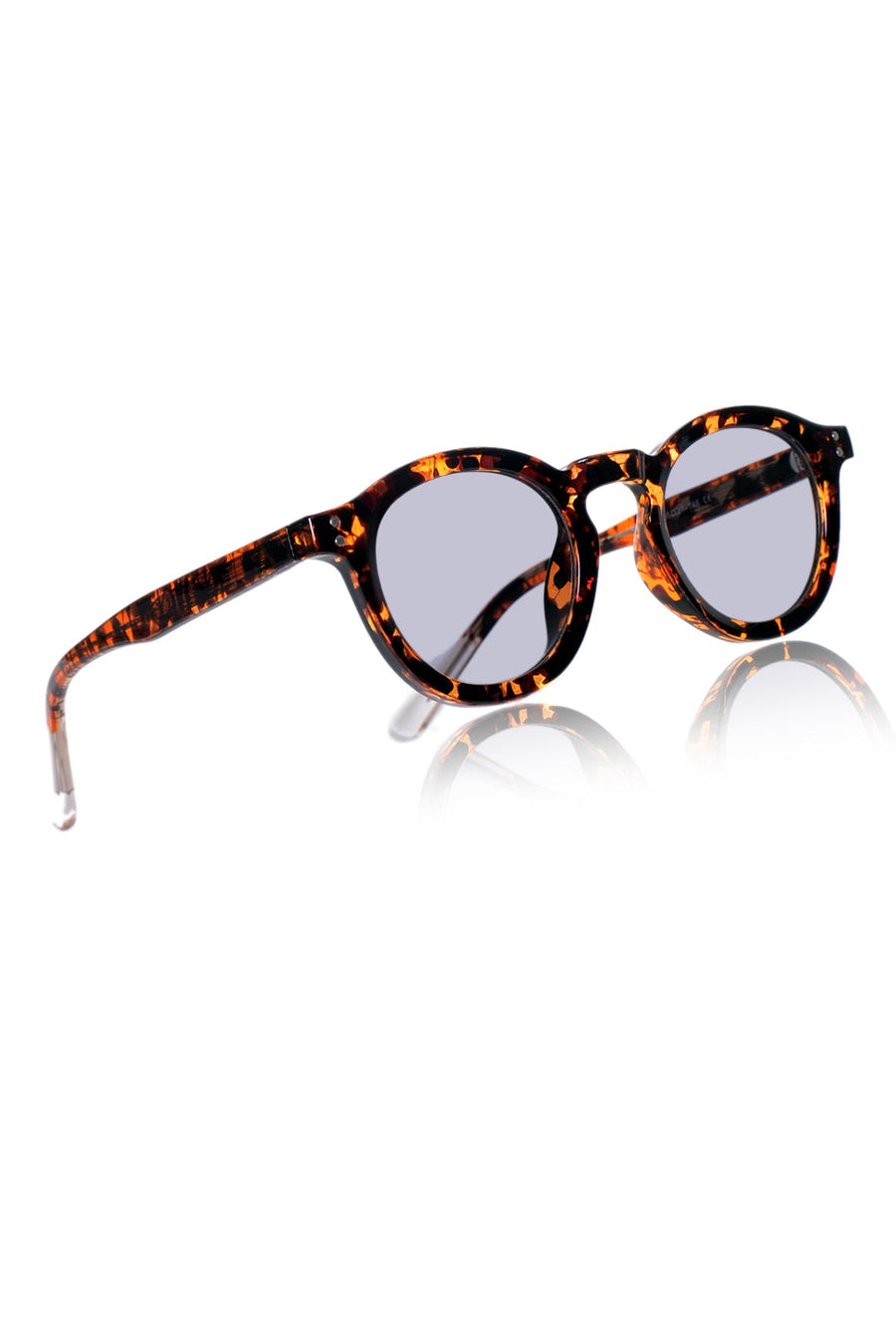 Legacy Round Sunglasses – UV400 Polarized (Crystal Grey)