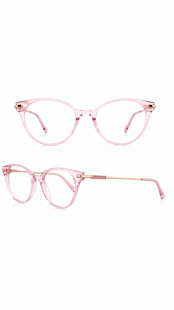 Pink Cat Eye Glasses Frame