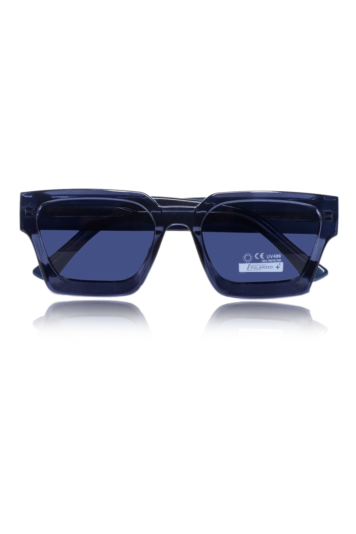 Legacy Square Sunglasses – UV400 Polarized (Blue)