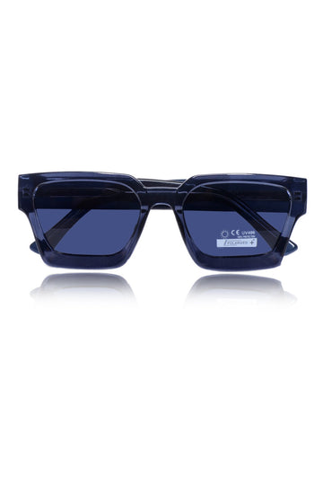 Legacy Square Sunglasses – UV400 Polarized (Blue)
