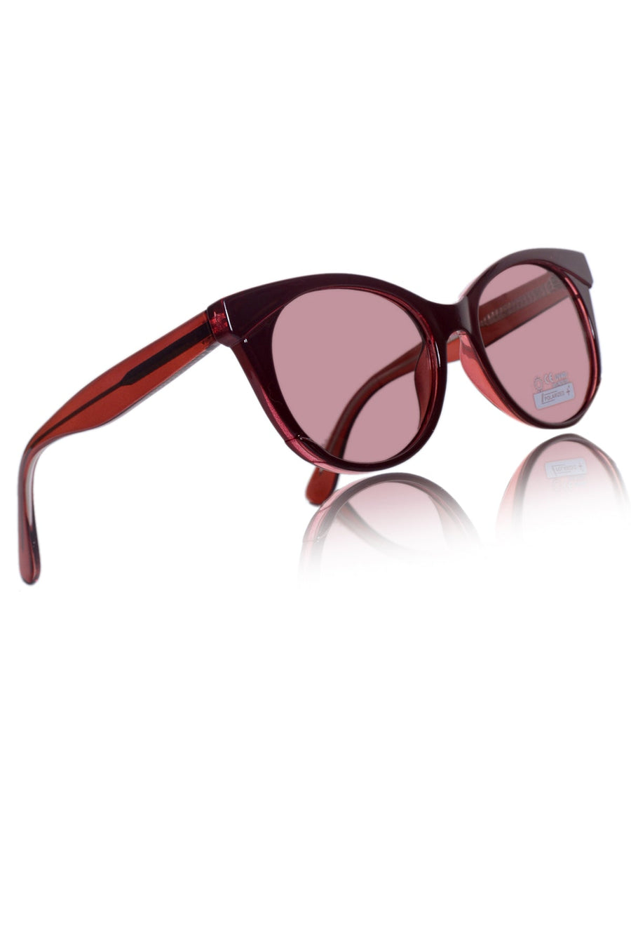 Legacy Cat Eye Sunglasses – UV400 Polarized (Crystal)