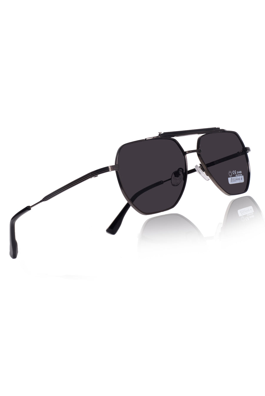 Legacy Square Sunglasses – UV400 Polarized (Knight Black)