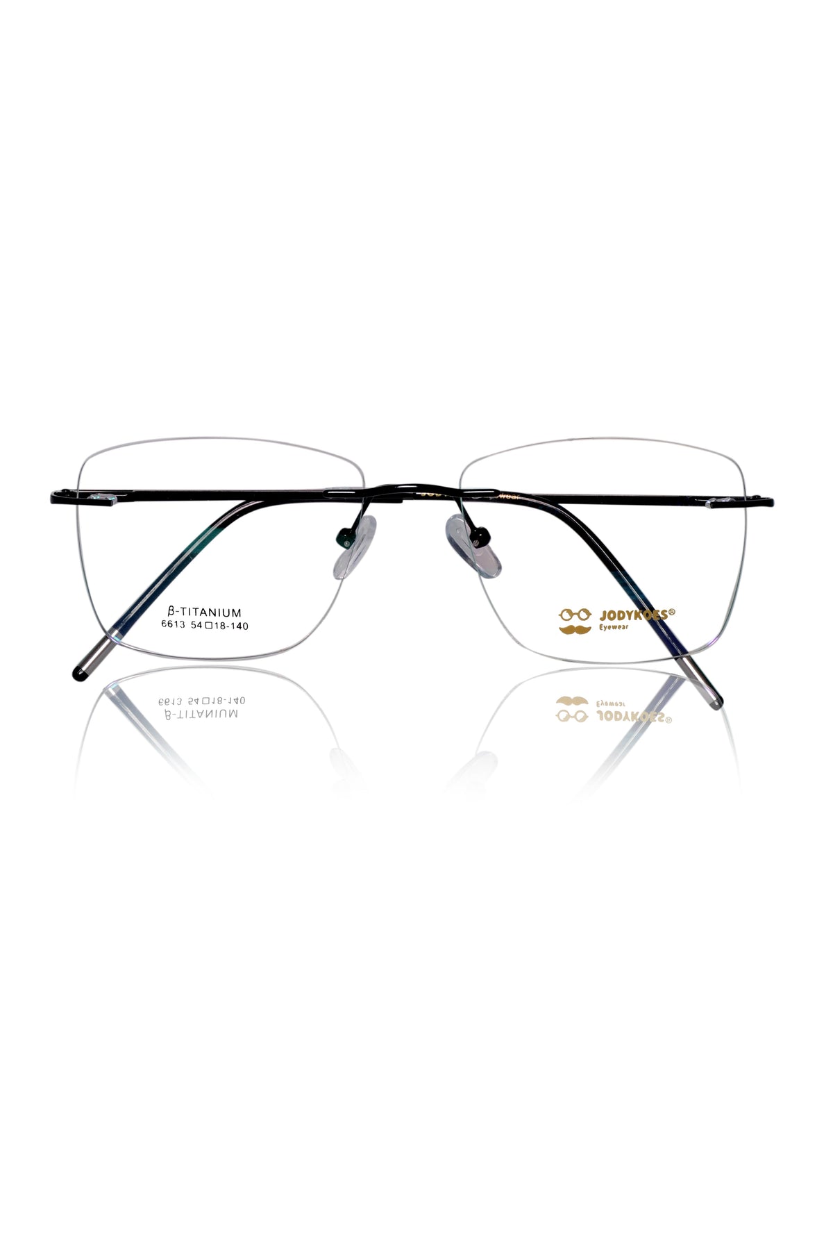 Square Signature Rimless Frame