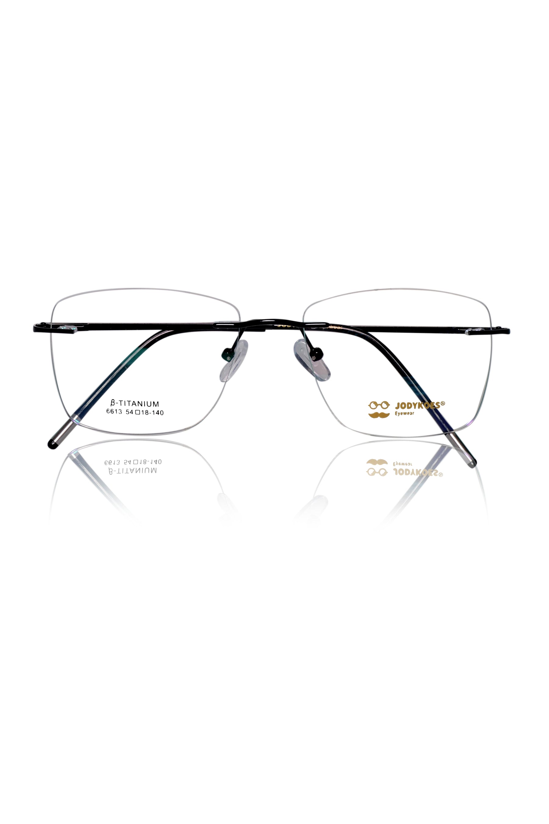 Square Signature Rimless Frame