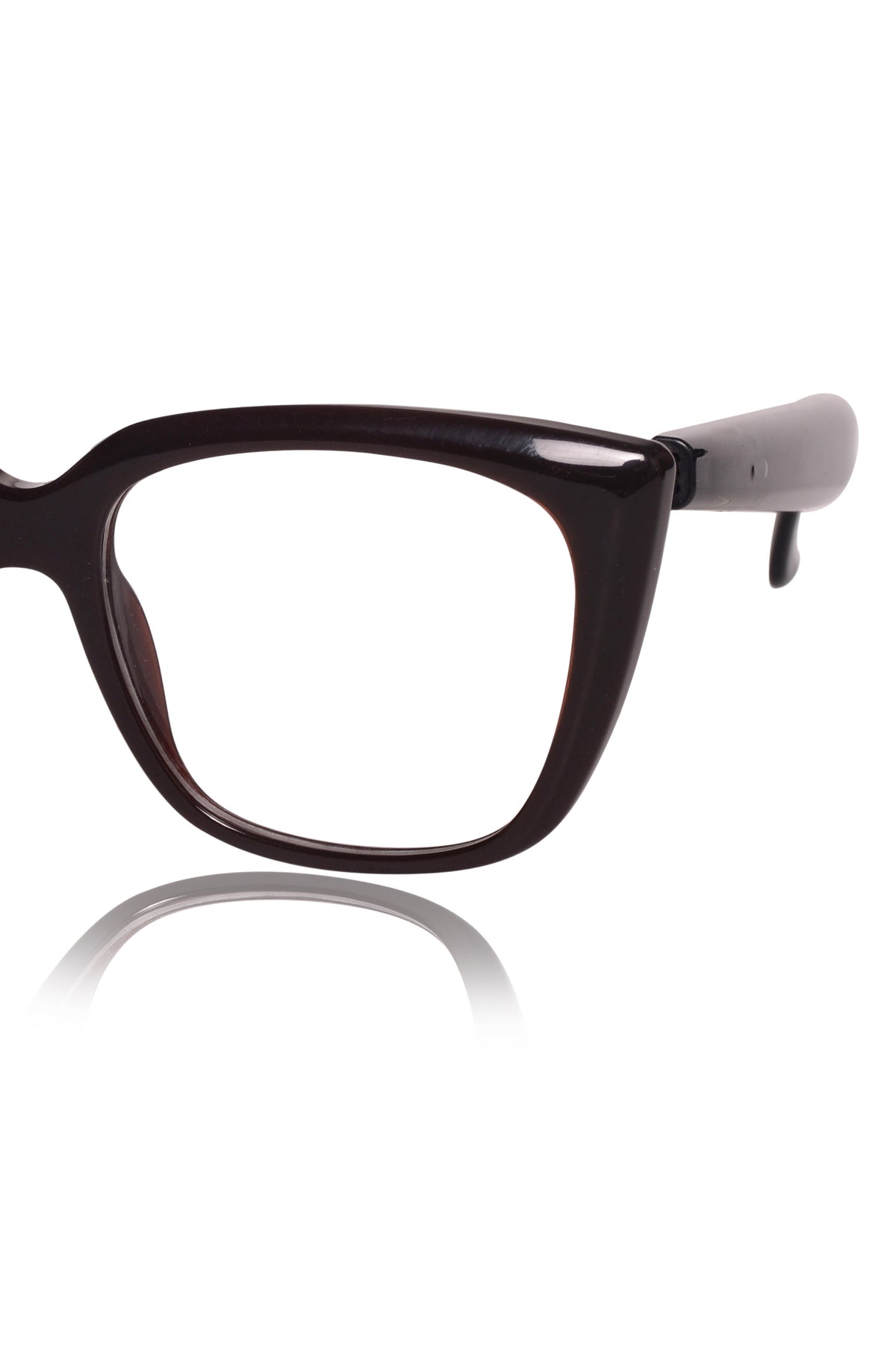Jodykoes Cat Eye Smart Glasses with Speaker and Voice Assistant (Black)
