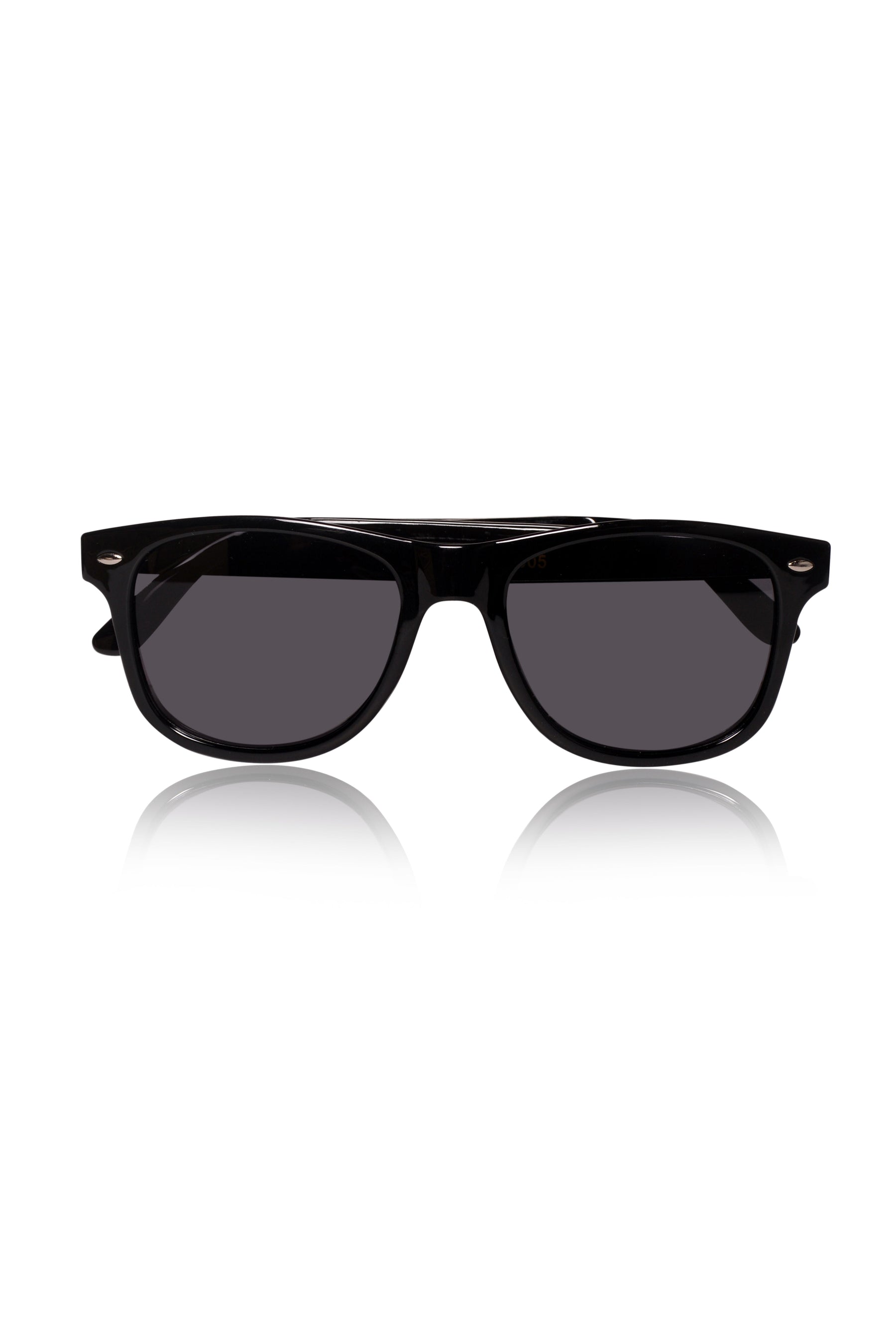 Jodykoes Square Smart Sunglasses with Speaker and Voice Assistant (Black)