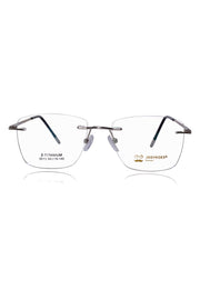 Square Signature Rimless Frame (Blue)