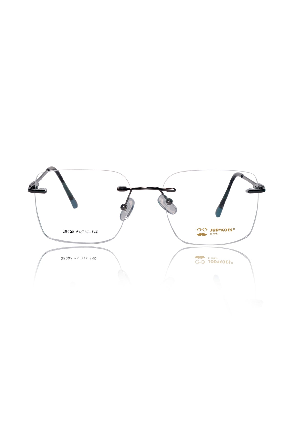 Square Signature Rimless Frame