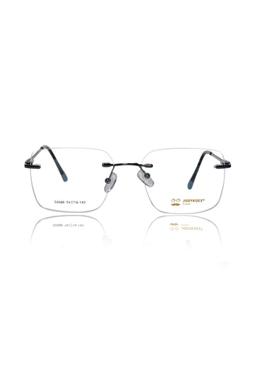 Square Signature Rimless Frame
