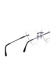 Cat Eye Signature Rimless Frame (Black)