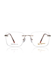Square Signature Rimless Frame