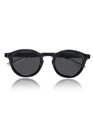 Legacy Round Sunglasses – UV400 Polarized (Black)