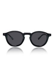Legacy Round Sunglasses – UV400 Polarized (Black)
