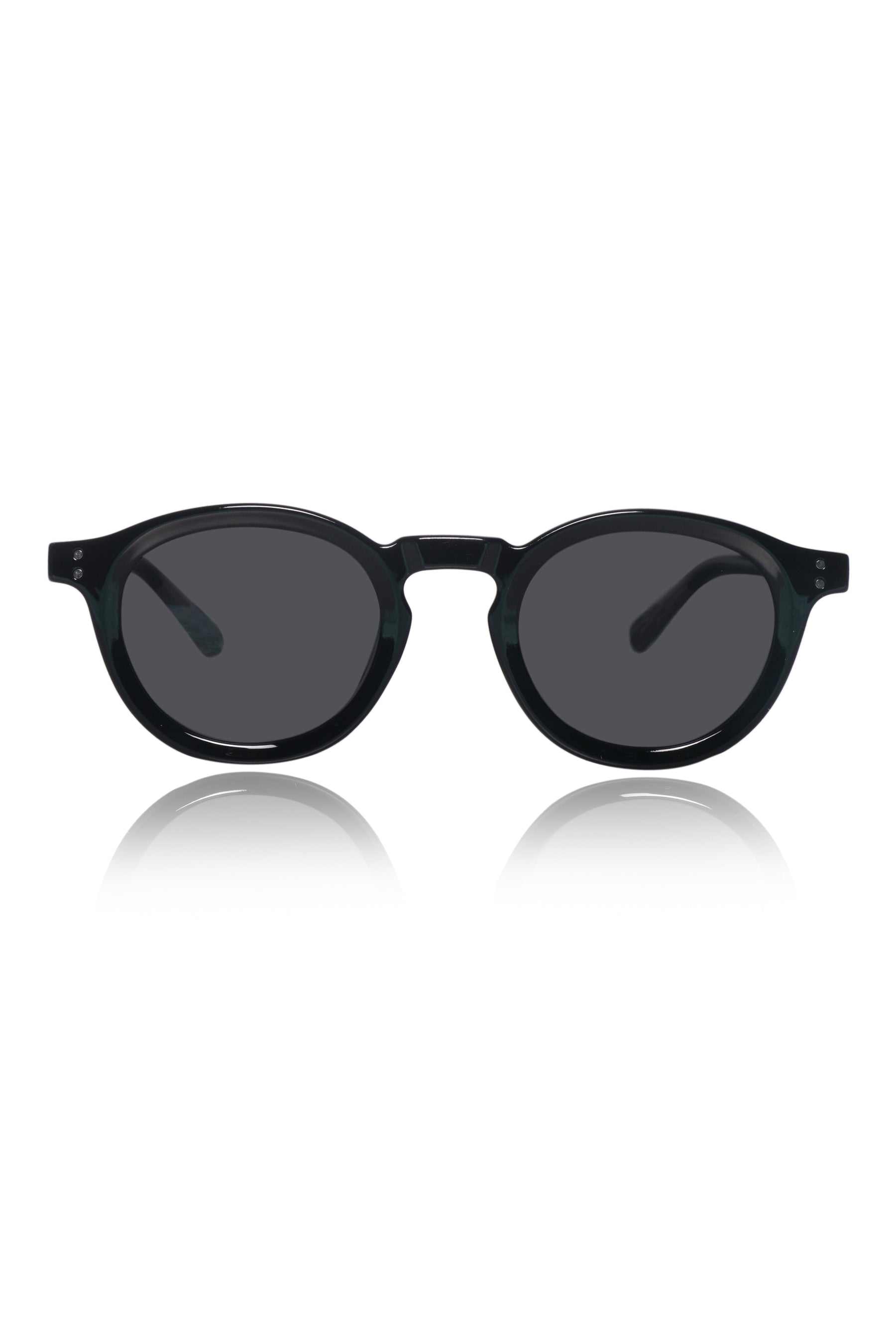 Legacy Round Sunglasses – UV400 Polarized (Black)