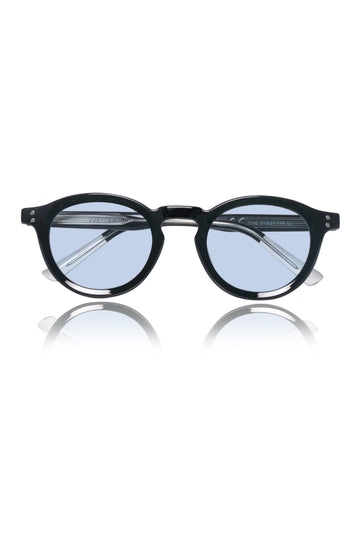 Legacy Round Sunglasses – UV400 Polarized (Trans Blue)