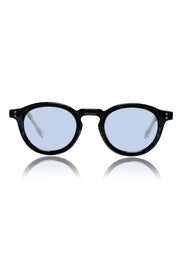 Legacy Round Sunglasses – UV400 Polarized (Trans Blue)