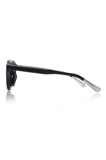 Legacy Round Sunglasses – UV400 Polarized (Black)